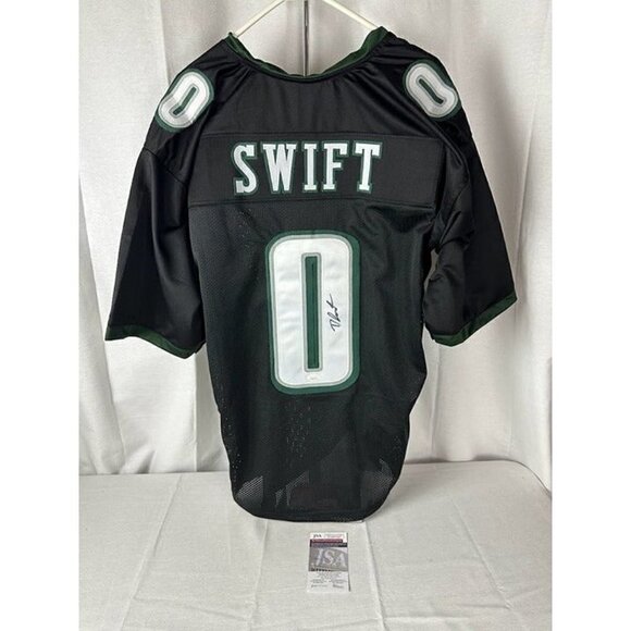 D'Andre Swift signed autographed Philadelphia Eagles Custom XL Jersey JSA - Picture 1 of 5